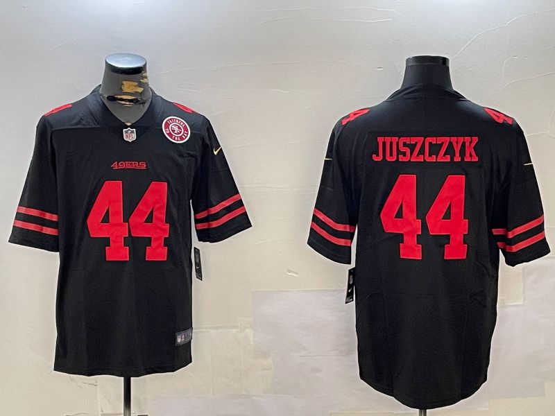 Men San Francisco 49ers #44 Juszczyk Black Second generation 2024 Nike Limited NFL Jersey style 3->san francisco 49ers->NFL Jersey